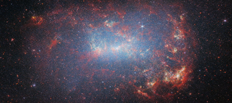  Галактика NGC 4449 (NIRCam) 