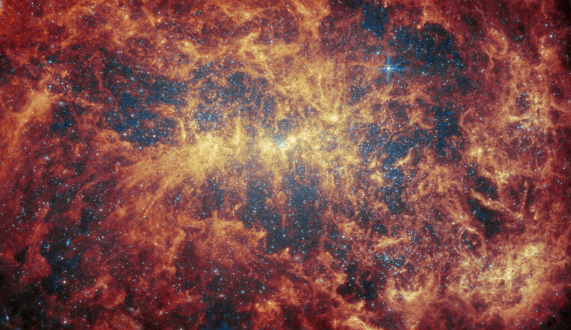  Галактика NGC 4449 (MIRI) 