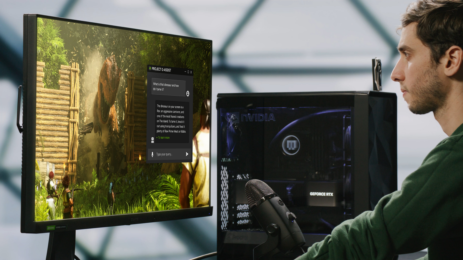 Nvidia представила Project G-Assist  персонального ИИ-помощника и тренера для геймеров