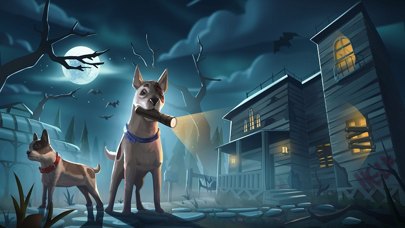 Анонсирован уютный кооперативный ужастик про двух щенков в доме с привидениями — первый трейлер и подробности Haunted Paws