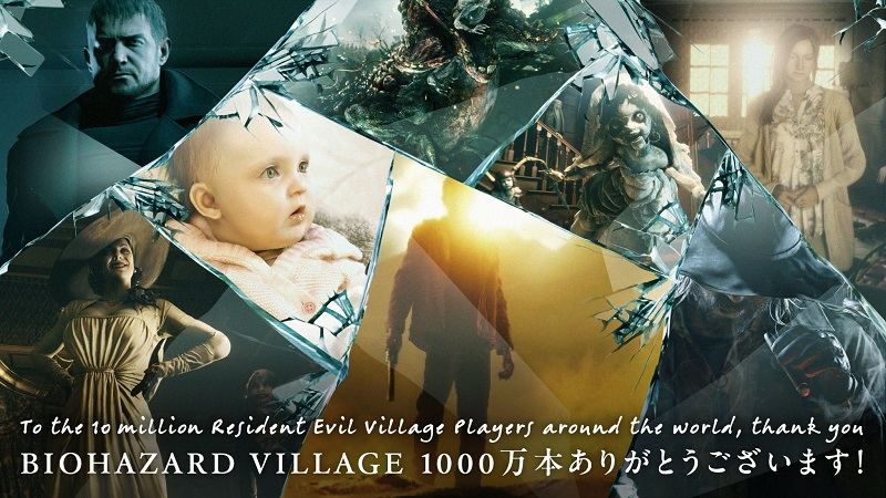  Иллюстрация в честь нового достижения Resident Evil Village (источник изображения: Capcom) 