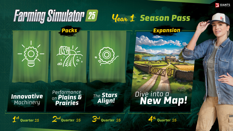  План первого года поддержки Farming Simulator 25 