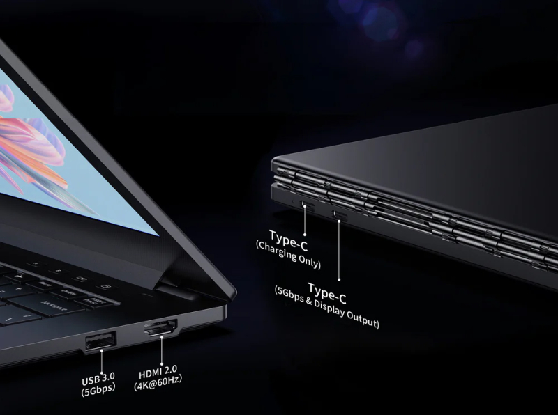 Acemagic представила ноутбук X1 с двумя экранами на чипе Intel Core i7-1255U