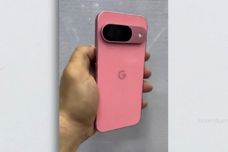 Pixel 9 показался на видео в ярко-розовом цвете