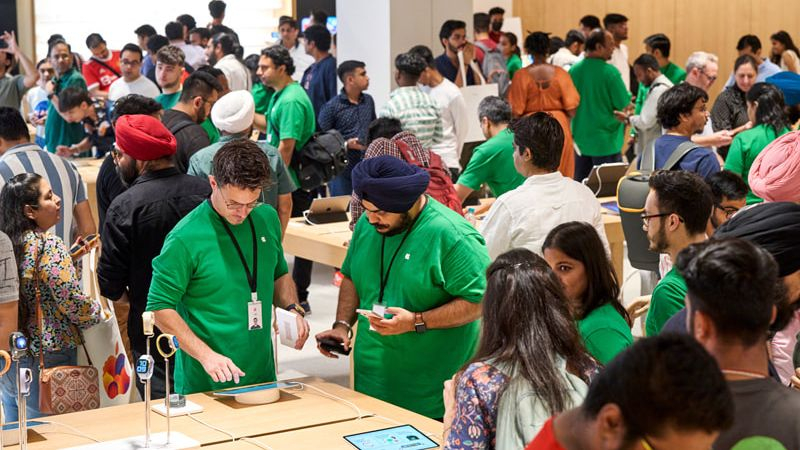 В прошлом году выручка Apple в Индии взлетела на треть до $8 млрд