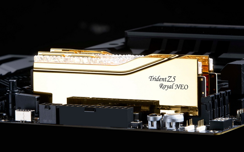 G.Skill представила флагманские модули памяти DDR5 Trident Z5 Royal Neo для AMD Ryzen 9000 — до 8000 МТ/с