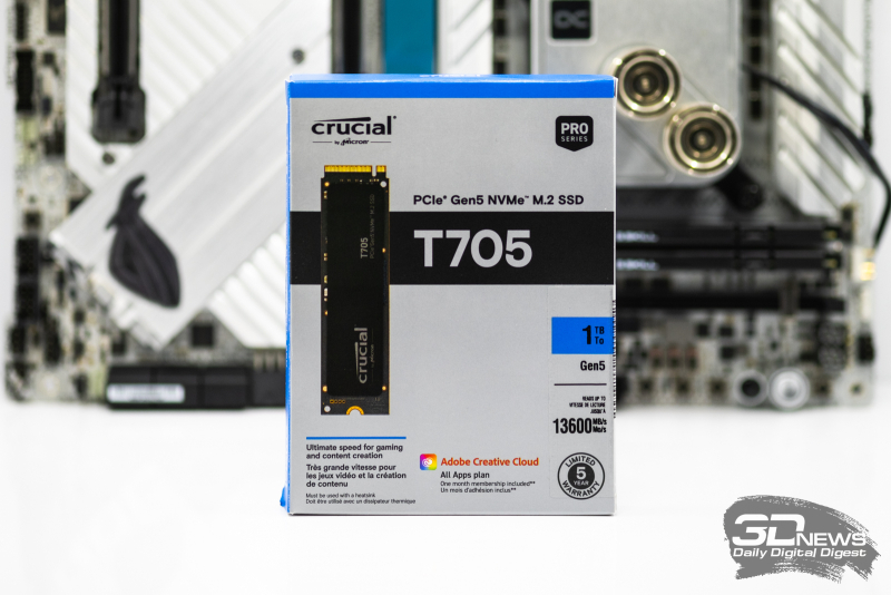 Новая статья: Обзор PCIe 5.0-накопителя Crucial T705: самый быстрый SSD в 2024 году