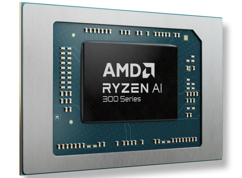 AMD представила самый мощный процессор Ryzen AI 300 — у него 12 ядер Zen 5 и 5c, а также NPU на 55 TOPS