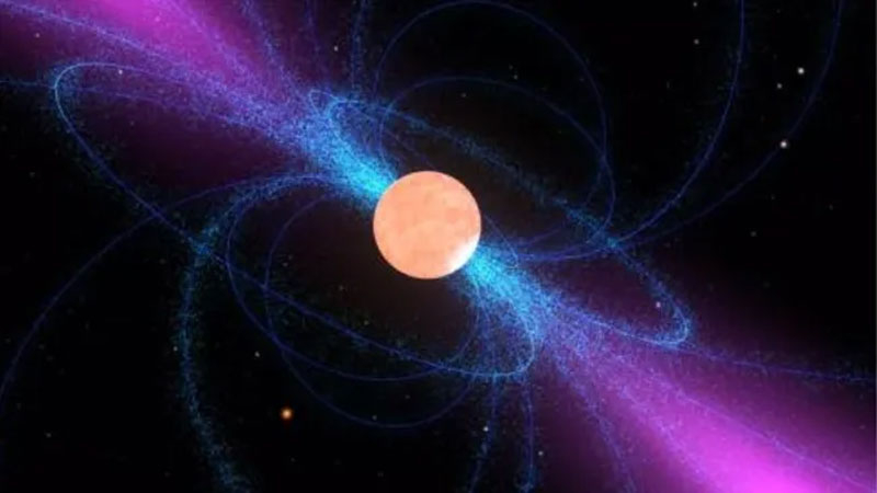  Художественное представлени пульсара. Источник изображения: NASA Goddard/Walt Feimer 