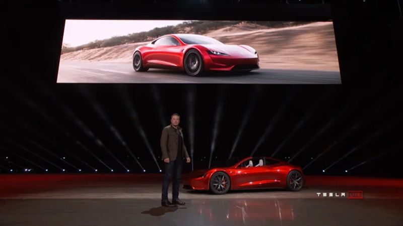 Обновлённый спорткар Tesla Roadster начнут массово выпускать с пятилетним опозданием — в 2025 году