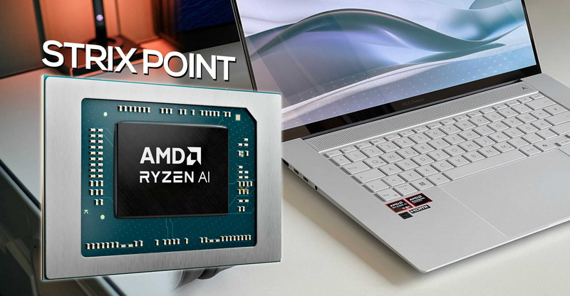 Вышли мобильные Zen 5 — обозреватели назвали Ryzen AI 9 HX 370 лучшим процессором для Copilot+ PC