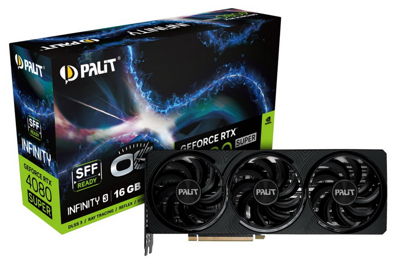 Palit  GeForce RTX 4080 Super, RTX 4070 Ti Super  RTX 4070 Super Infinity 3   