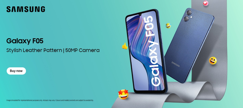 Samsung представила Galaxy F05 — он очень похож на Galaxy M05 и будет стоить $95