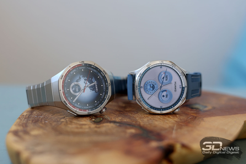  Слева – HUAWEI Watch GT 5 Pro, справа – HUAWEI Watch GT 5 