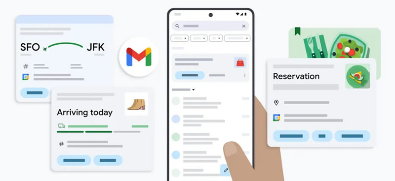 Google упрощает поиск важной информации в Gmail с помощью новых «сводных карточек»