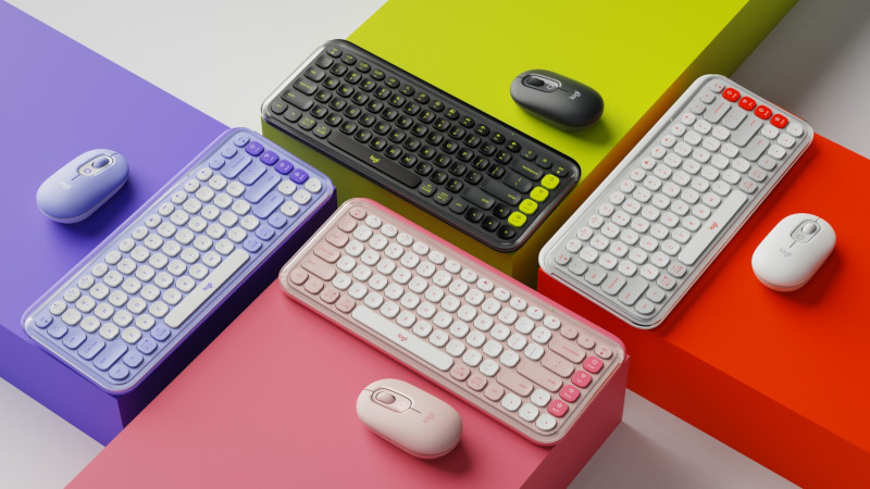 Logitech представила клавиатуру POP Icon Keys в разных цветах