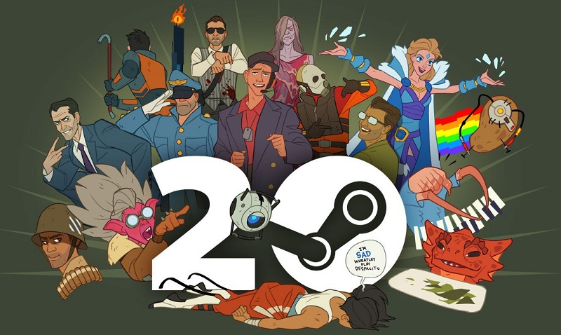  В 2023 году Steam исполнилось 20 лет (источник изображения: Valve) 