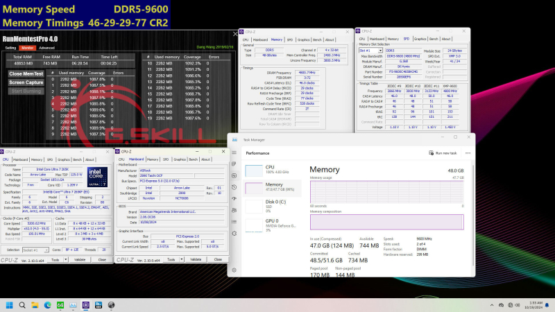  G.Skill CUDIMM DDR5-9600 