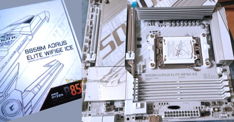     AMD B850        Gigabyte B850M Aorus Elite WIFI6E Ice