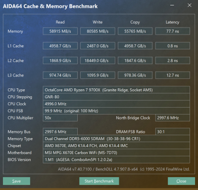  Ryzen 7 9700X 