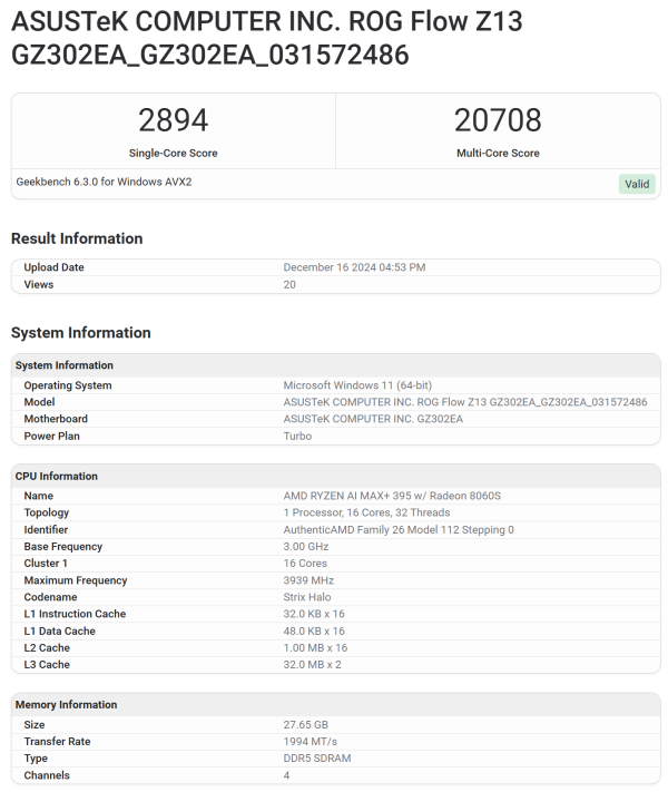  Источник изображения: Geekbench 