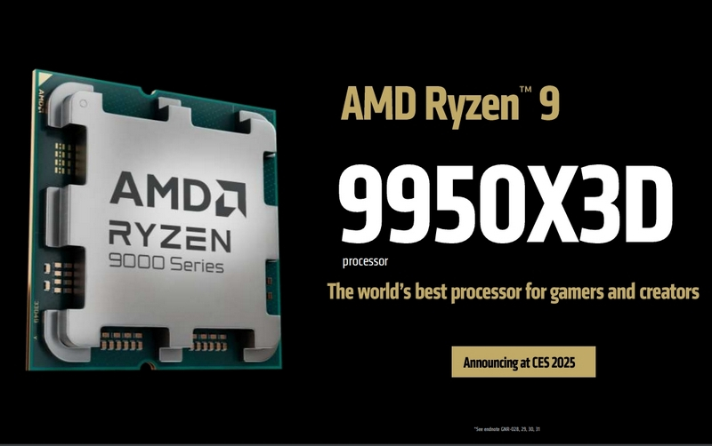 AMD         ⠗ Ryzen 9 9950X3D