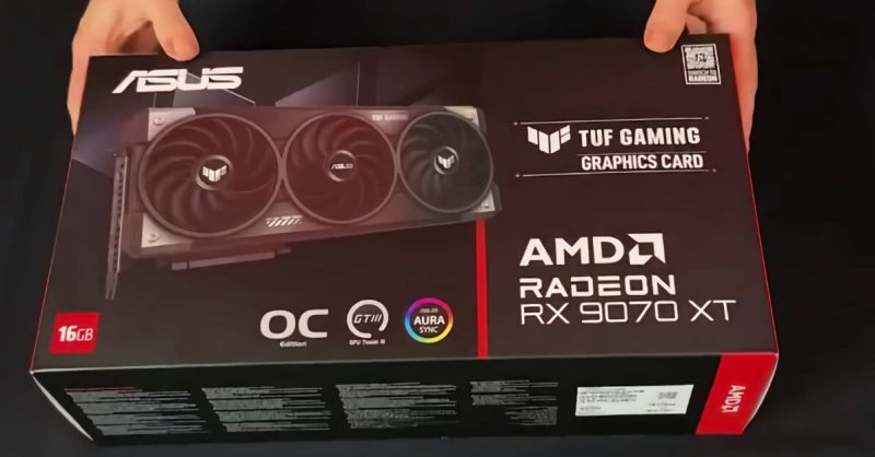    Radeon RX 9070   Asus TUF Gaming  Prime