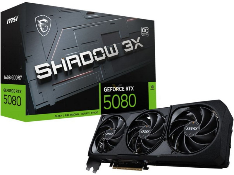 MSI  GeForce RTX 5080  RTX 5070 Ti   Shadow 3X  RGB-