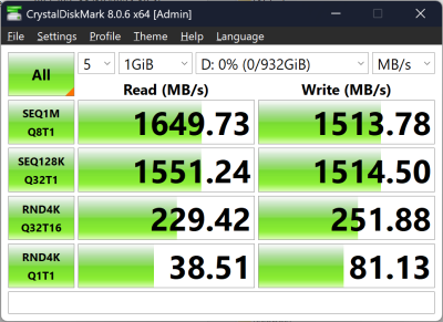  Подключение через USB 3.2 Gen 2x2 