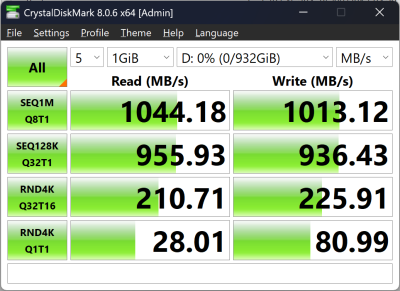  Подключение через USB 3.2 Gen 2 