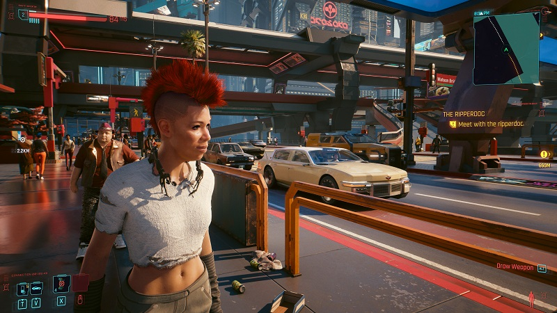  Ранее сообщалось, что сиквел Cyberpunk 2077 станет более американизированным (источник изображения: Steam) 