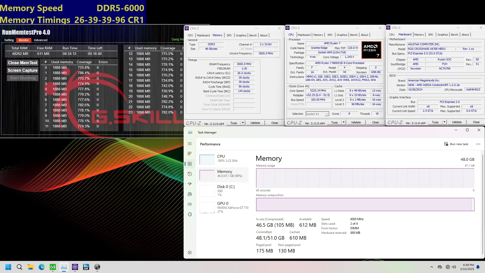 G.Skill     DDR5  AMD Ryzen   ,  8000 /   192 