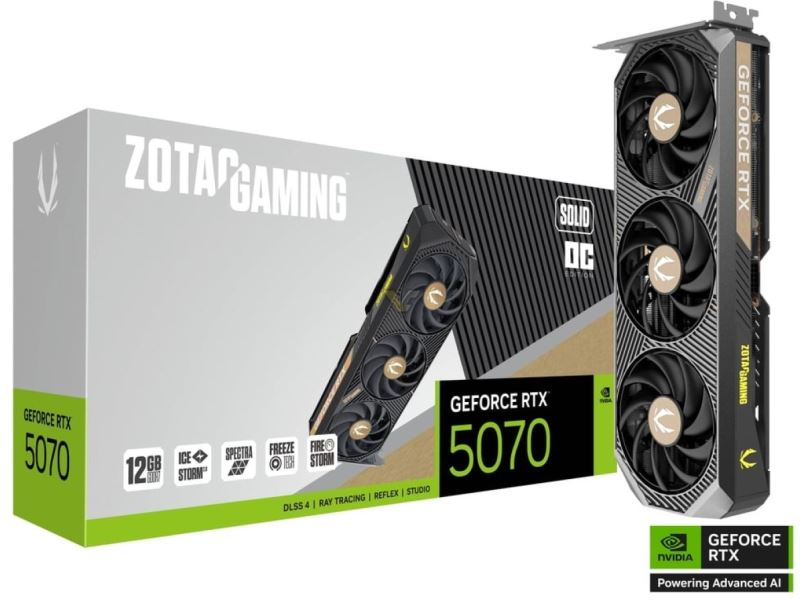 Zotac   GeForce RTX 5080  RTX 5070 Ti Solid Core   2,5  