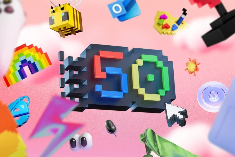 Microsoft выпустила юбилейные обои для Windows с отсылками к легендарным элементам из прошлого корпорации