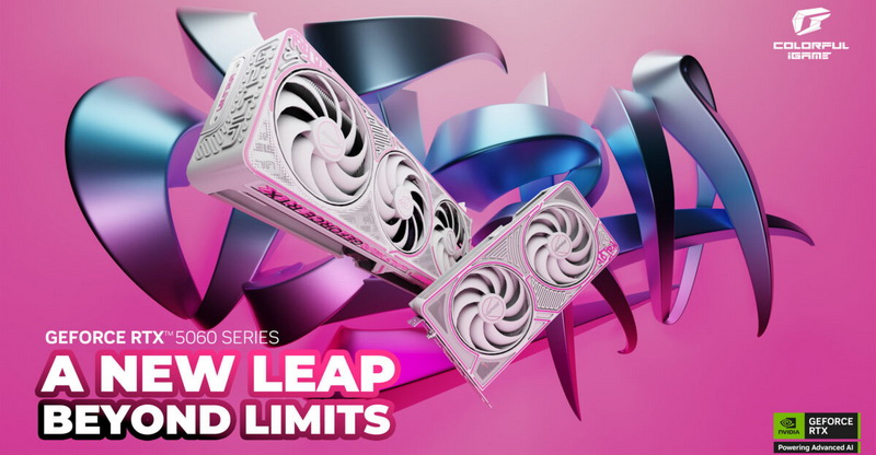 Colorful представила GeForce RTX 5060 Ti и RTX 5060 в версиях Advanced, Ultra W, Ultra W Duo, NB-EX и NB Duo