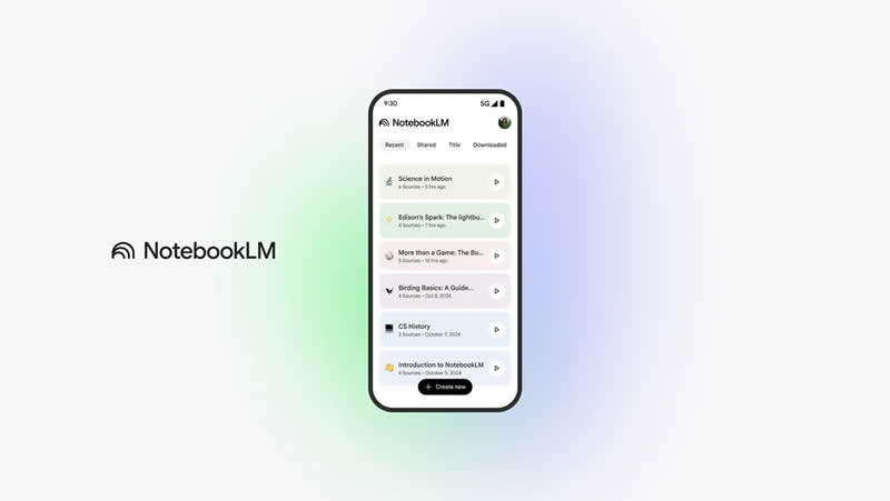 Google представила мобильную версию ИИ-приложения NotebookLM