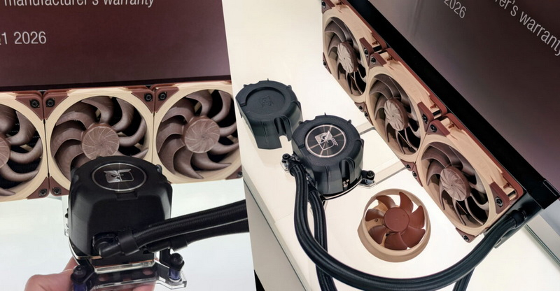 Noctua представила дебютную СЖО и показала в деле жидкостный кулер-термосифон