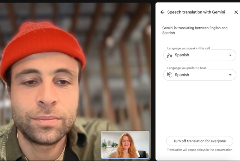 Google научила Meet переводить речь «на лету» с сохранением интонаций и тона голоса