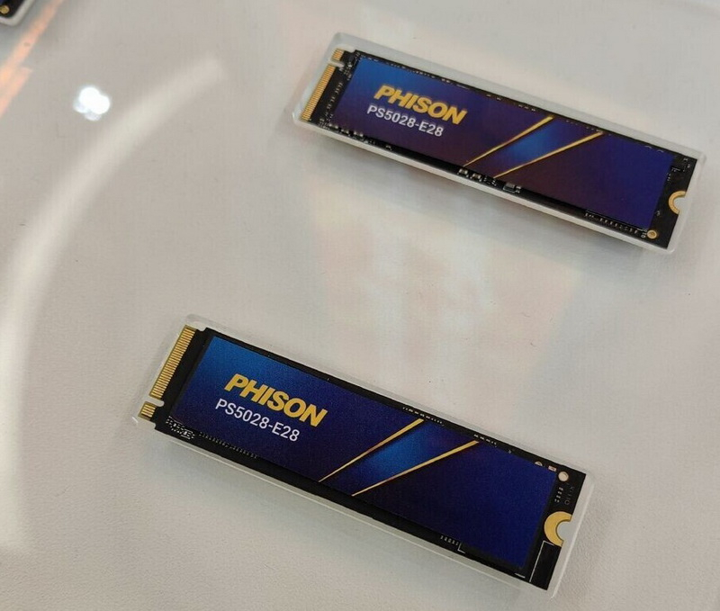 Phison анонсировала контроллер E28 для PCIe 5.0 SSD с ИИ и скоростью чтения до 15 Гбайт/с
