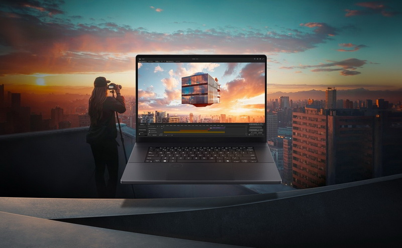 Asus обновила ноутбук для творчества ProArt P16 с GeForce RTX 5070 и Ryzen AI 9 HX 370