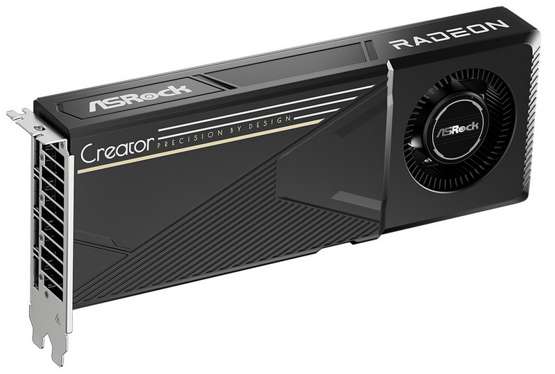 ASRock представила «турбированную» видеокарту Radeon AI Pro R9700 Creator для профессионалов