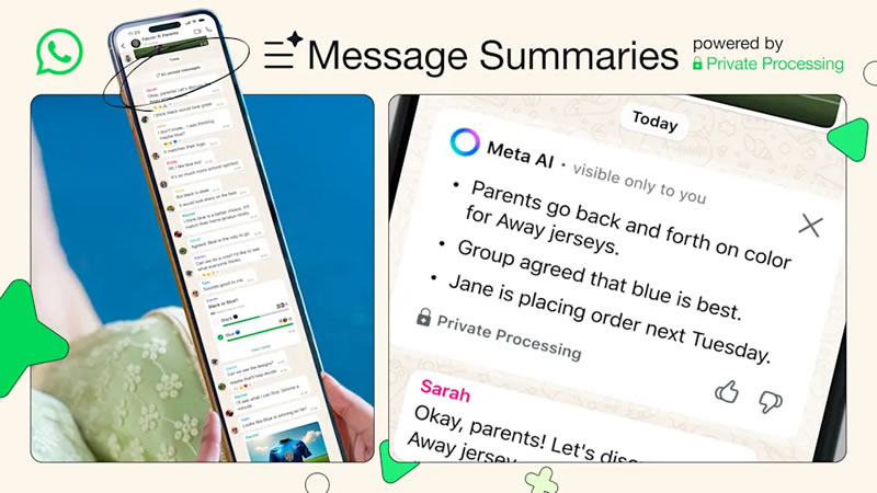 ИИ расчистит завалы непрочитанных сообщений в WhatsApp — запущены полностью приватные сводки