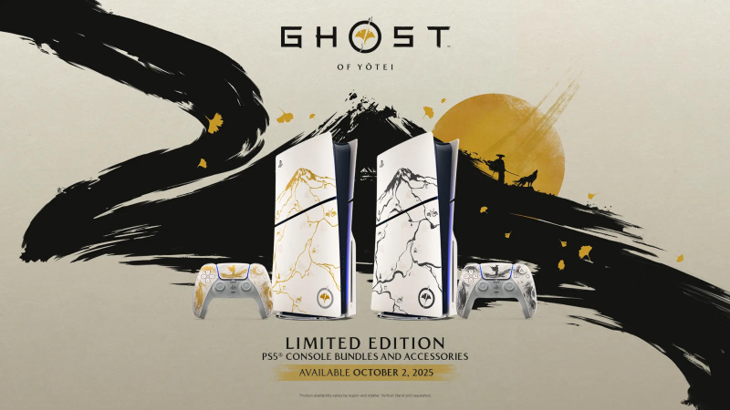 Sony показала спецверсии PlayStation 5 Ghost of Yotei Limited Edition
