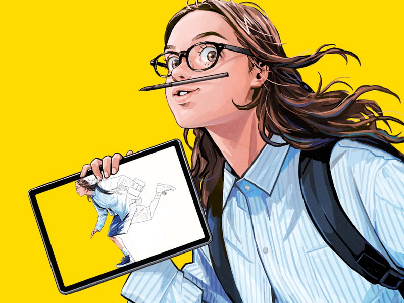 Wacom выпустила 11-дюймовый графический планшет MovinkPad на Android — для творчества на ходу