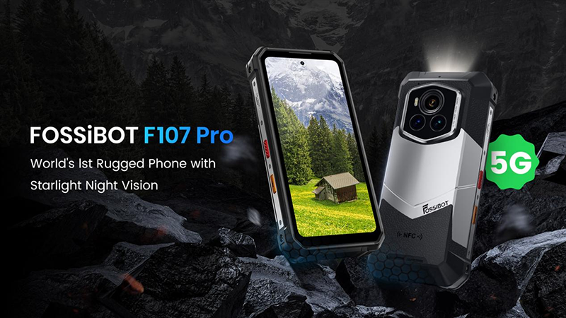 Защищённый смартфон FOSSiBOT F107 Pro с цветной камерой ночного видения Starlight Night Vision поступил в продажу — от $399