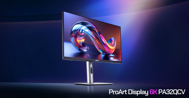Asus представила 31,5-дюймовый 6K-монитор ProArt Display 6K PA32QCV для профессионалов за $1299