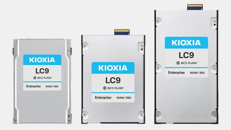 Kioxia представила самый ёмкий SSD в мире —  он может вместить 12 500 фильмов в 4K