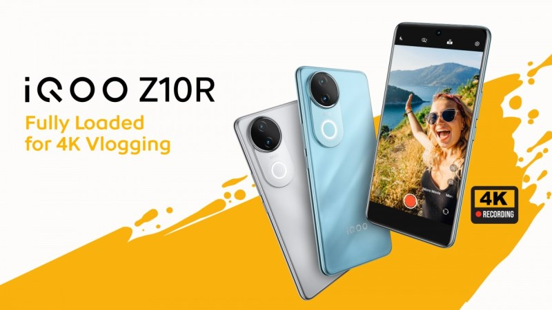 Vivo представила смартфон iQOO Z10R — чип Dimensity 7400, защищённый корпус и цена от $225