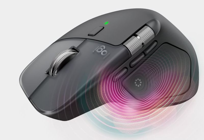 Тактильная сенсорная панель, быстрая зарядка и не только: мышь Logitech MX Master 4 полностью рассекретили до анонса
