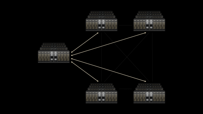 Связанные одной целью: NVIDIA Spectrum-XGS Ethernet объединит несколько ЦОД в одну ИИ-суперфабрику